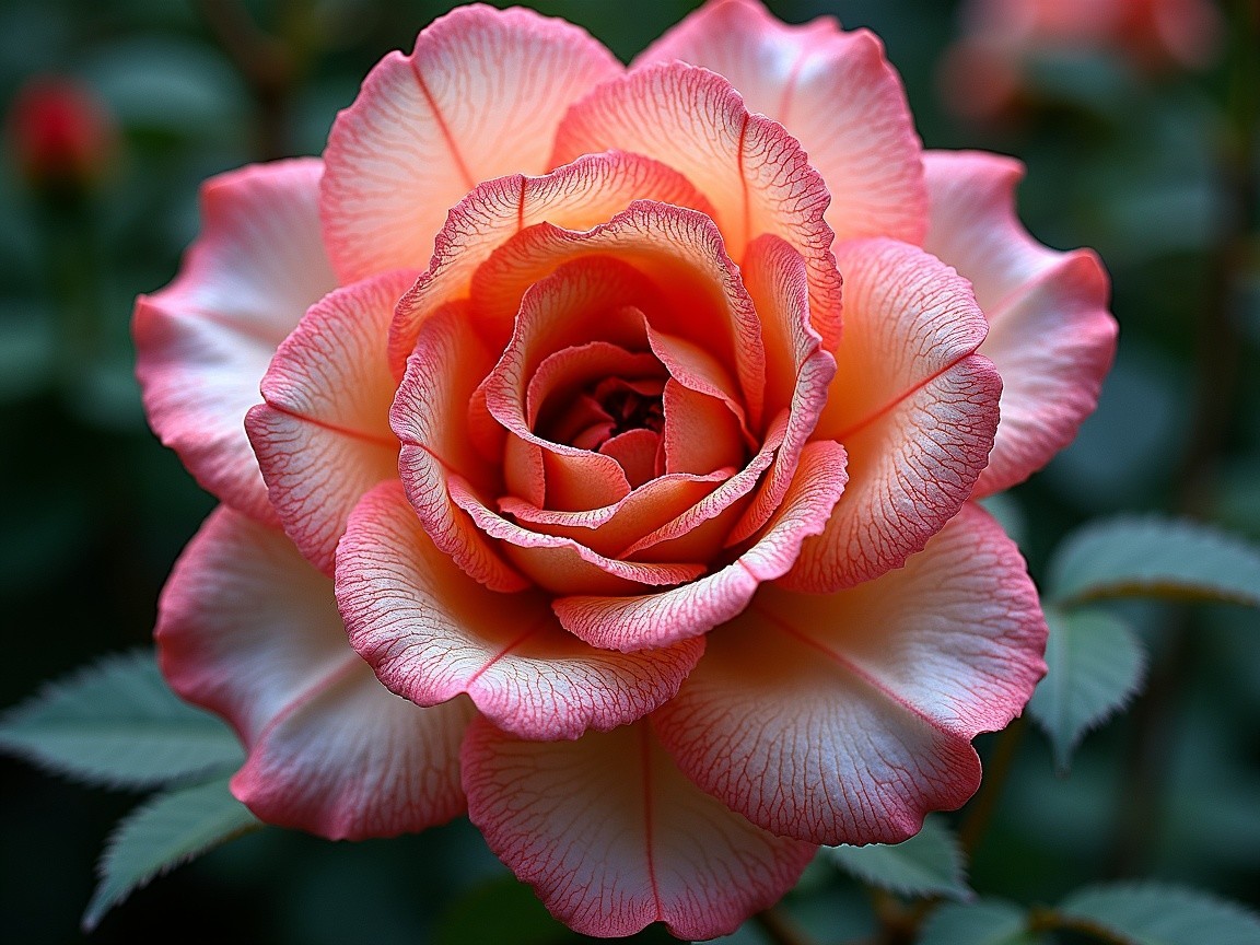 Stunning Rose in Full Bloom with Delicate Petals