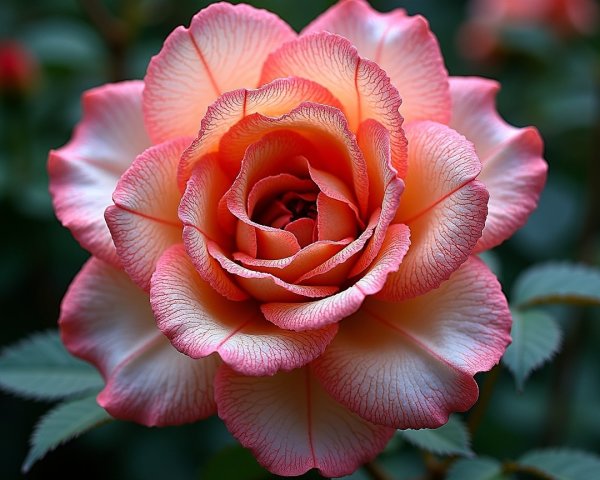 Stunning Rose in Full Bloom with Delicate Petals