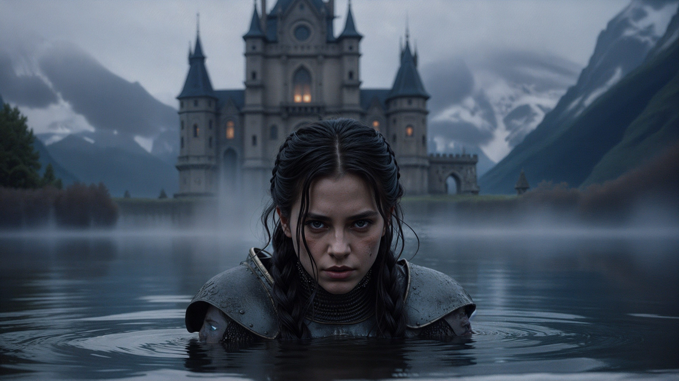 Young Warrior in Tarnished Armor by Misty Castle
