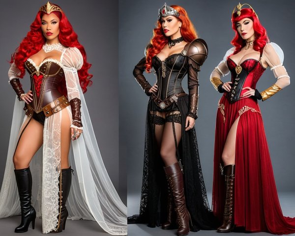 Fantasy Outfits with Regal and Fierce Designs