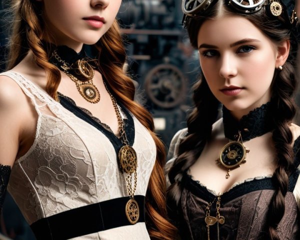 Steampunk-Inspired Fashion with Vintage Elements