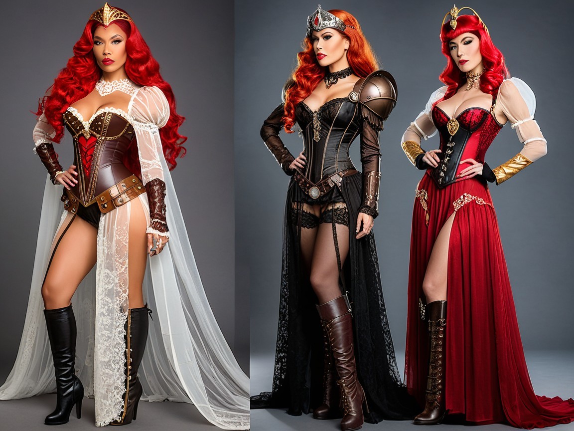 Fantasy Outfits with Regal and Fierce Designs