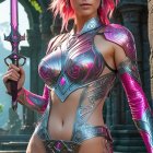 Mystical Fairy in an Enchanted Forest Setting