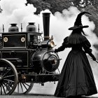 Stylish Woman on Modern Patio with Ocean View