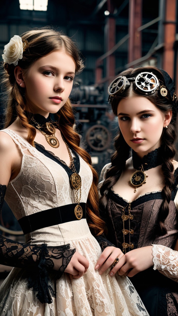 Steampunk-Inspired Fashion with Vintage Elements