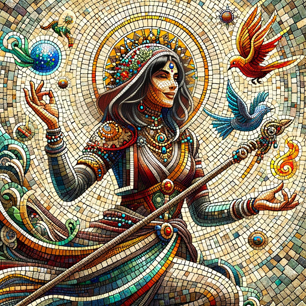 Enigmatic Indian Trickster: Mosaic Marvel