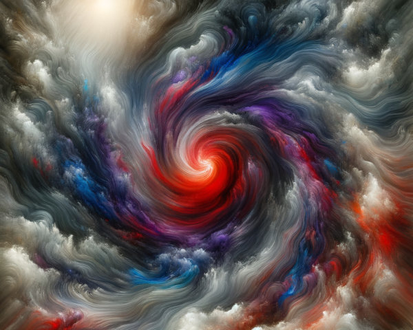 Vibrant Cosmic Swirl Colors in a Stunning Galaxy