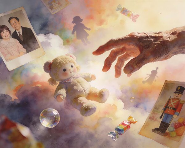 Impressionistic Watercolor of Dream-like Scene