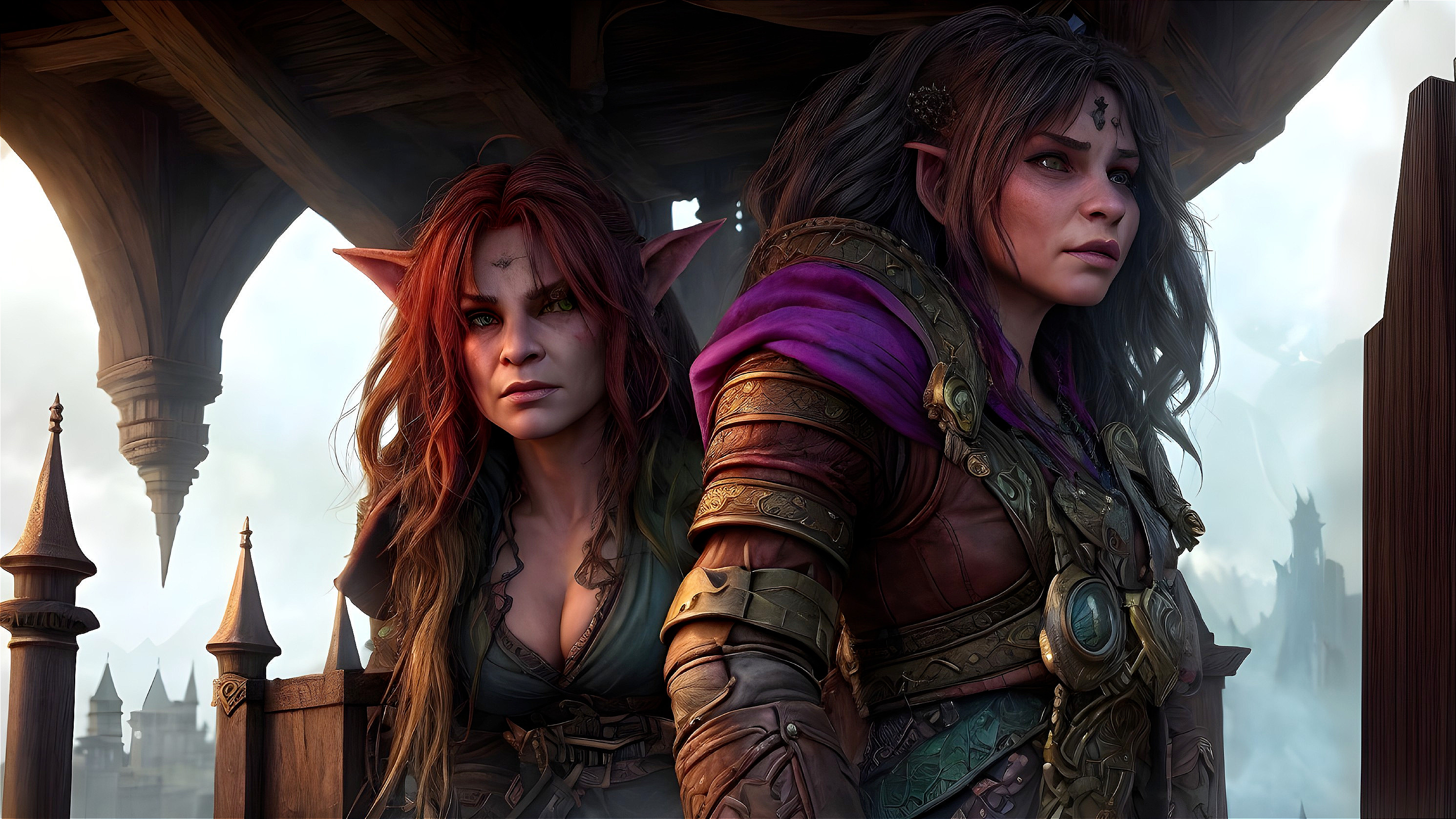 Enigmatic Female Characters in Mystical Medieval Setting