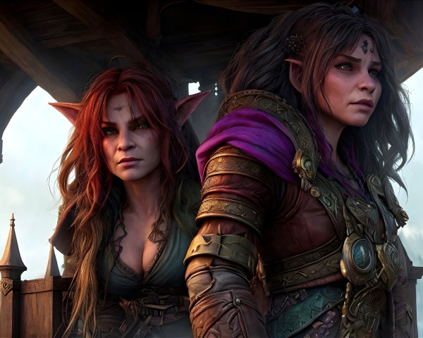 Enigmatic Female Characters in Mystical Medieval Setting