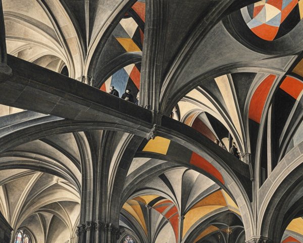 Stunning Architectural Interior with Intricate Arches