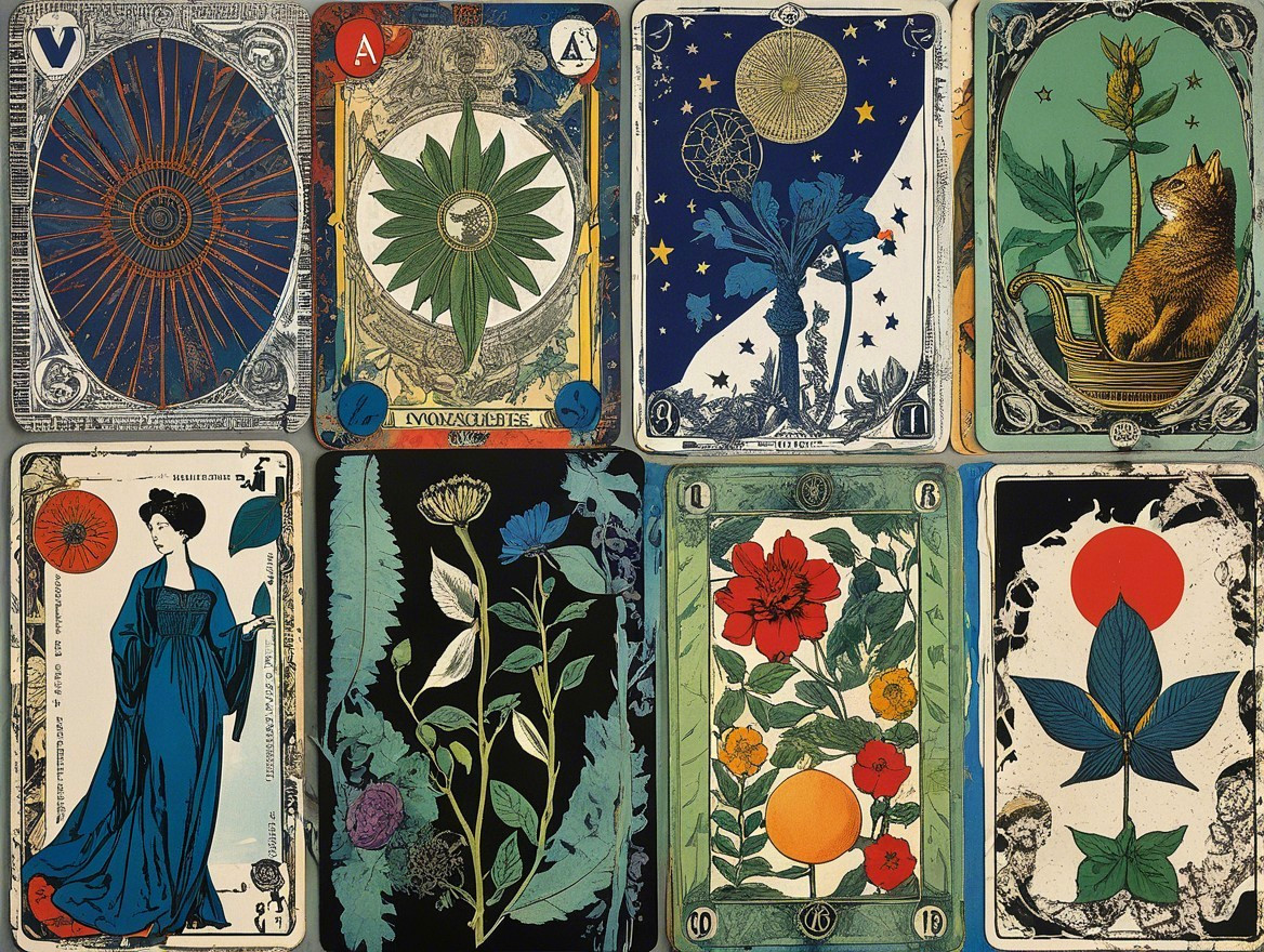Intricately Designed Playing Cards with Unique Illustrations