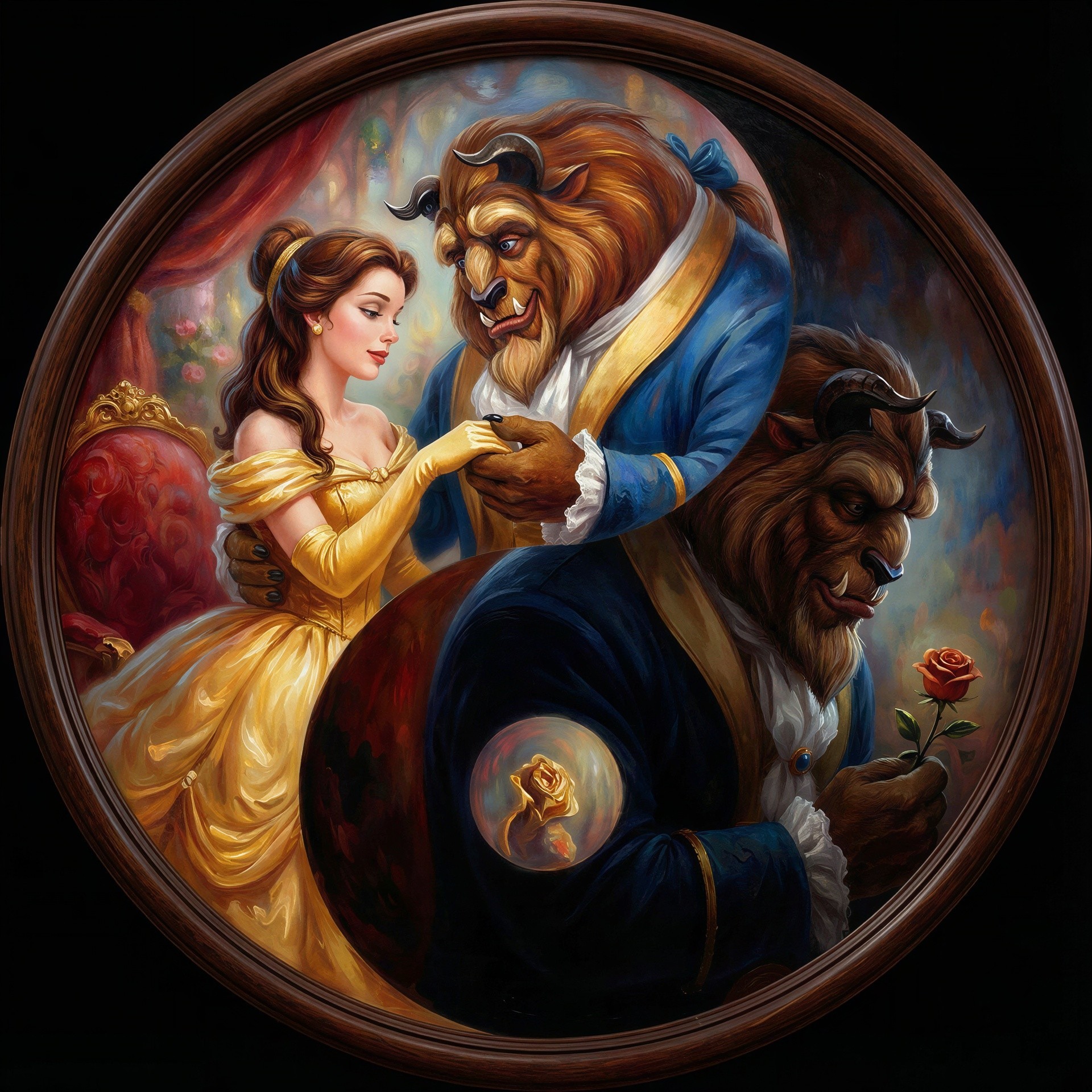 Yin and Yang Composition of Belle and the Beast