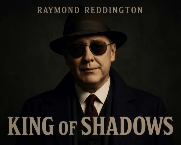 Dark Portrait of Raymond Reddington in Classic Attire