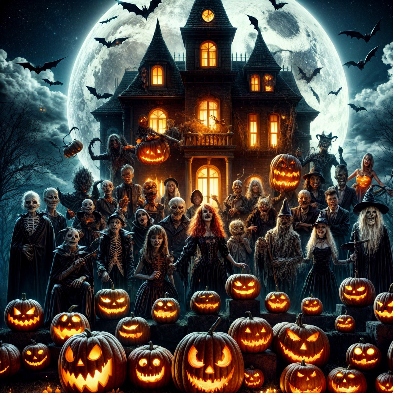 Haunted House Halloween Festivities