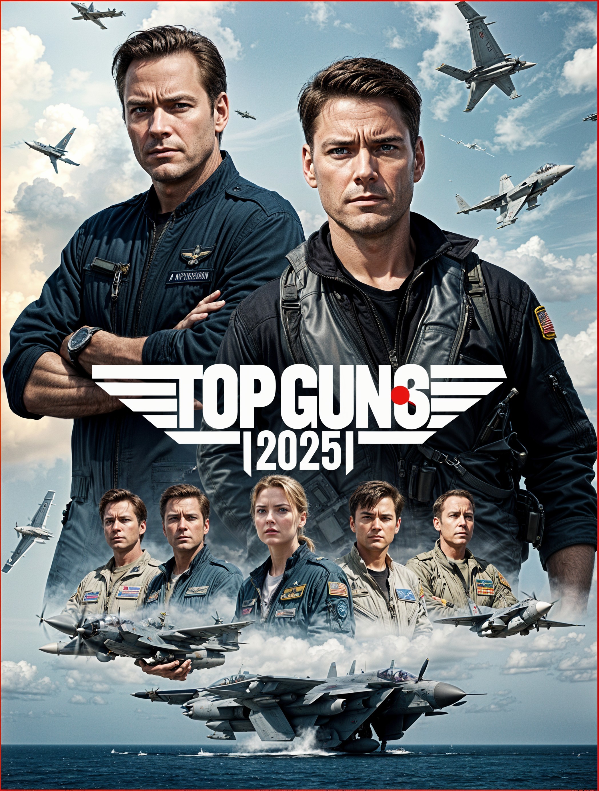 Top Gun 3 Poster Features Pilots and Military Jets