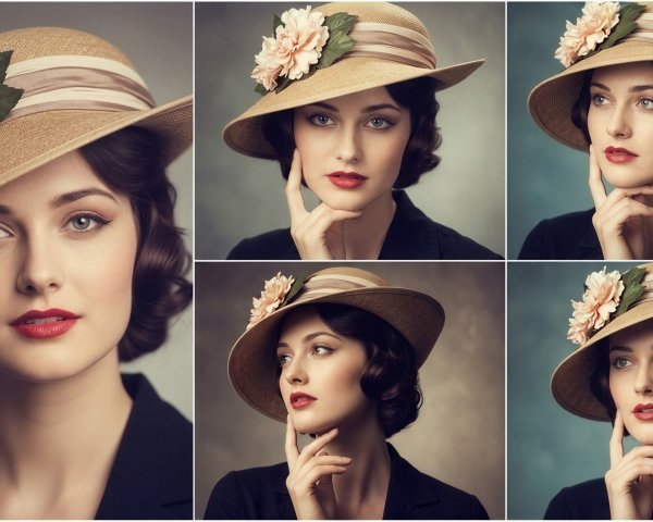 Vintage-Inspired Portraits of a Sophisticated Woman