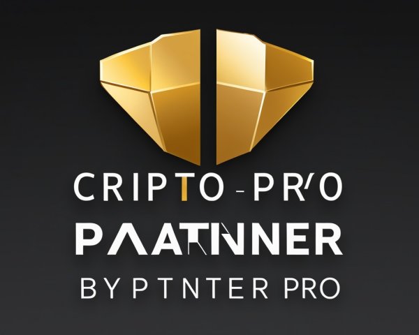 Sleek Logo Design for Crypto Brand with Golden Shapes