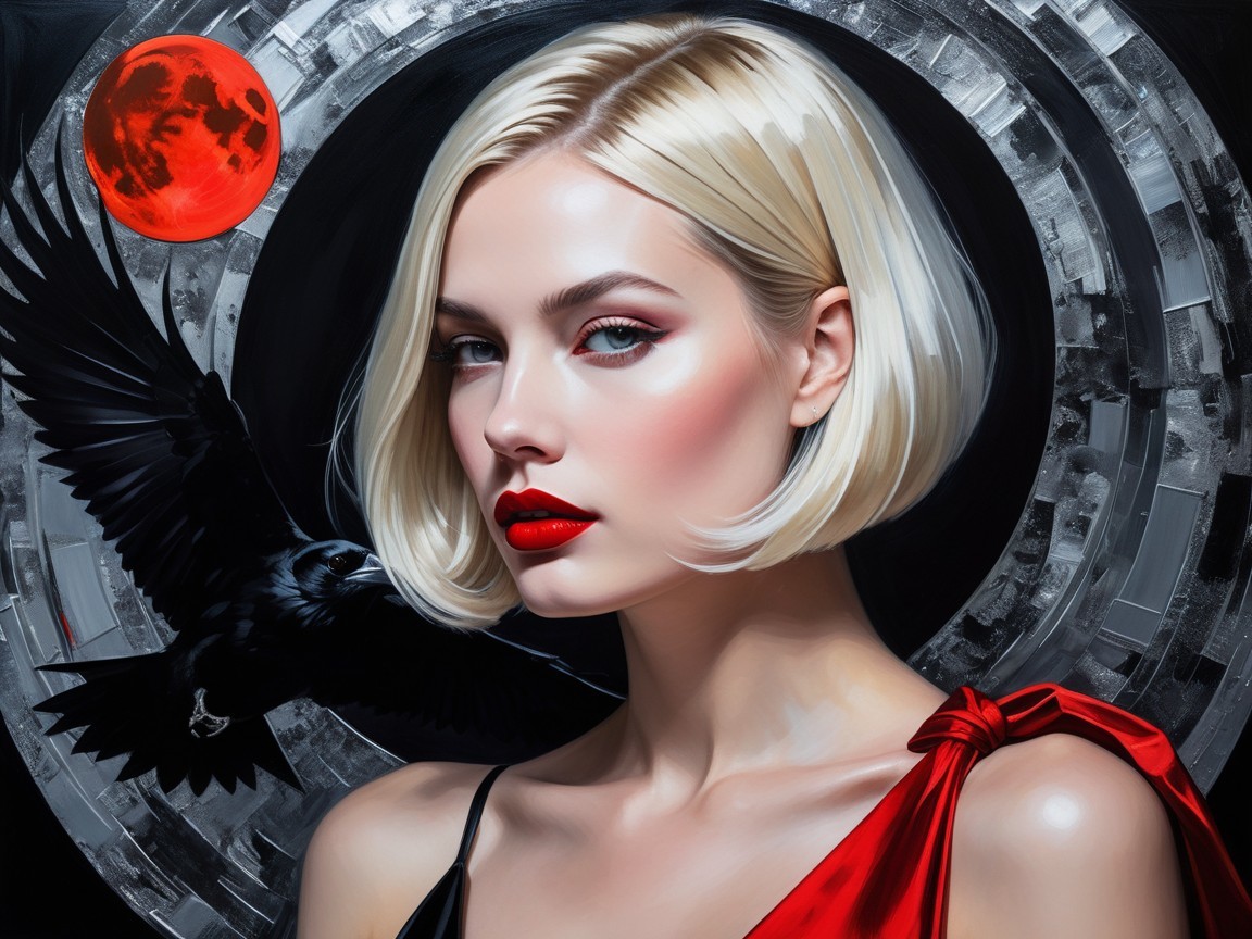 Mystery of the Raven and Red Moon