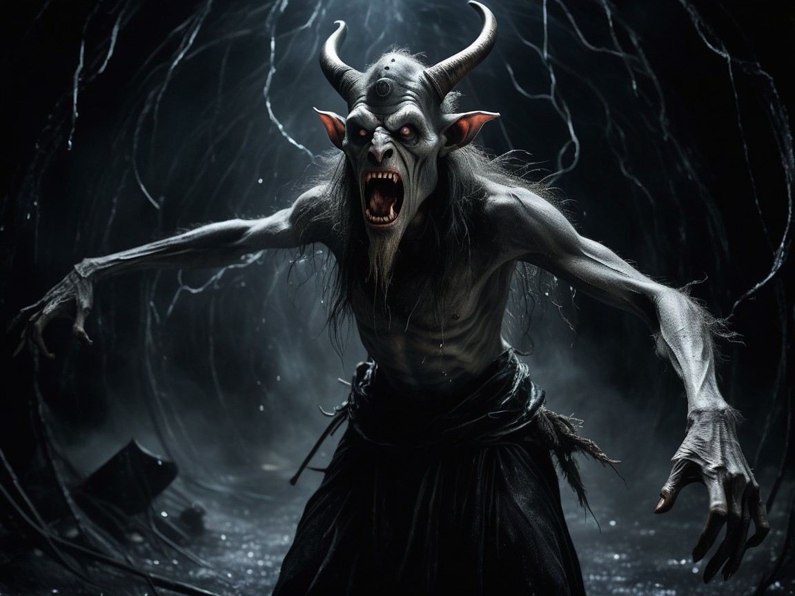 Description of a Fearsome Dark Creature