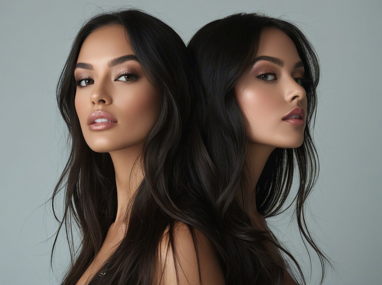 Stunning Portrait of a Woman with Elegant Symmetry
