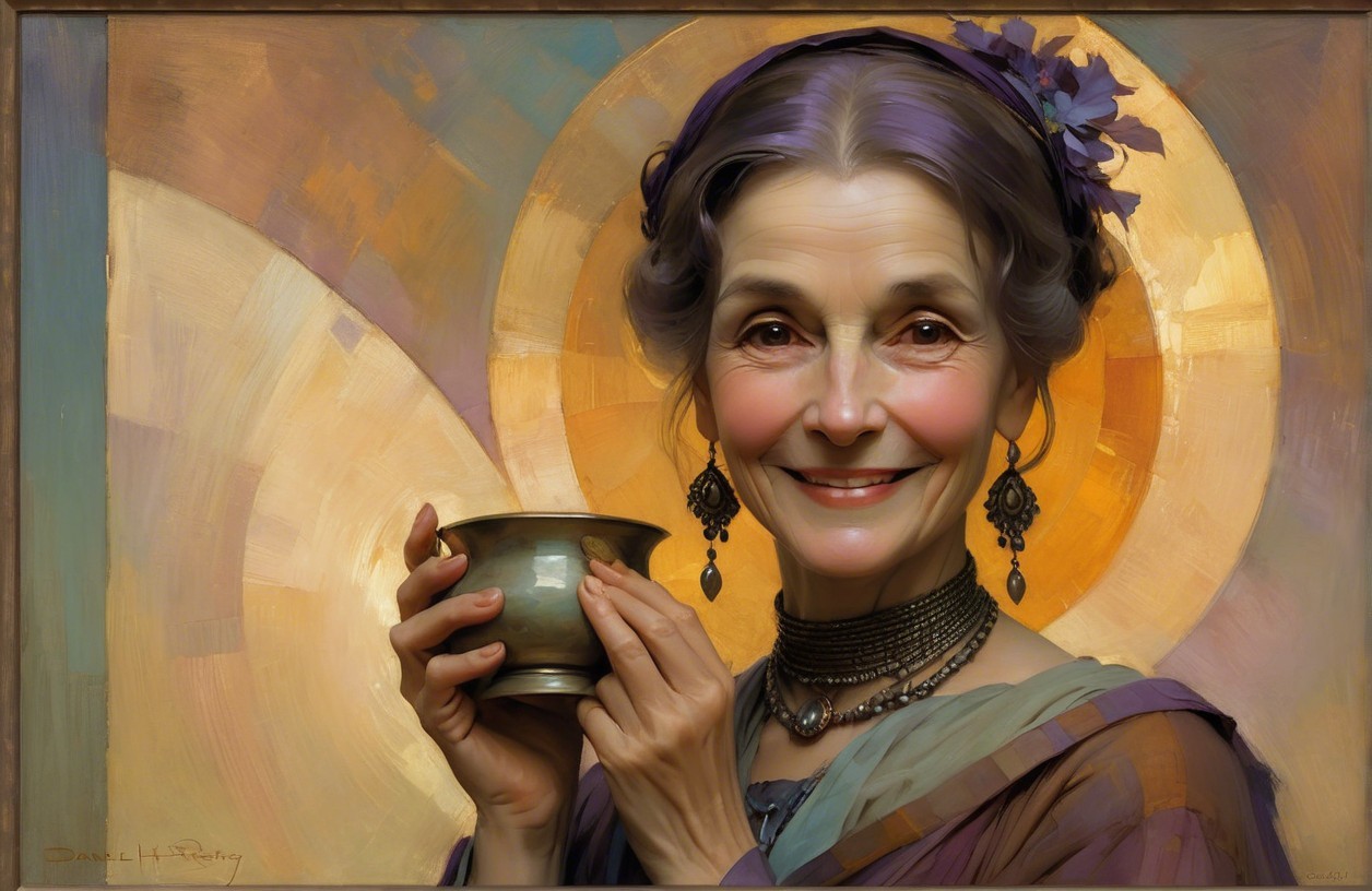 Joyful Elegance: A Radiant Portrait
