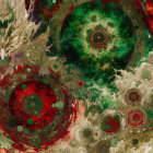 Serene Portrait of a Woman with Nature Elements