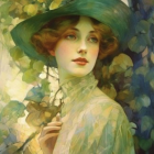 1920s Fashion: Glamorous Woman in Elegant Attire