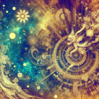 Serene Figure Reading on Ornate Balcony at Twilight