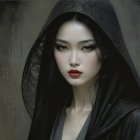 Ornate Portrait of a Beautiful Woman in Frame