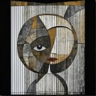 Young girl with flowers and butterfly in serene setting