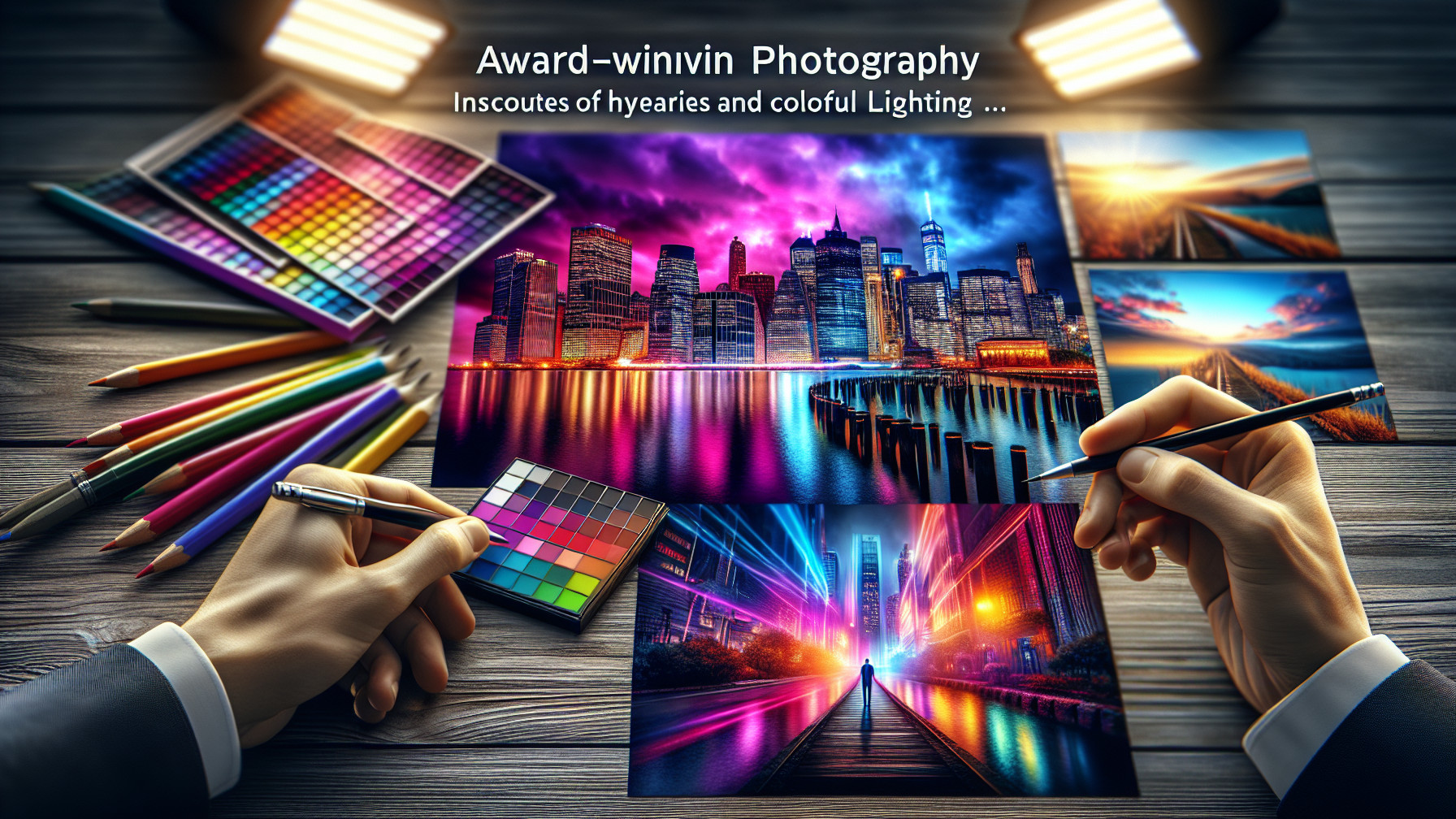 Award-Winning Urban Photography in Creative Workspace