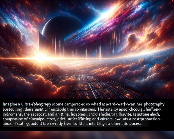 Vibrant Cosmic Scene with Nebulae and Galaxies