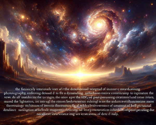 Cosmic Scene with Galaxies and Crystalline Structures