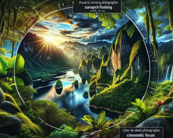 Lush Landscape with Cliffs and Serene Water Reflections