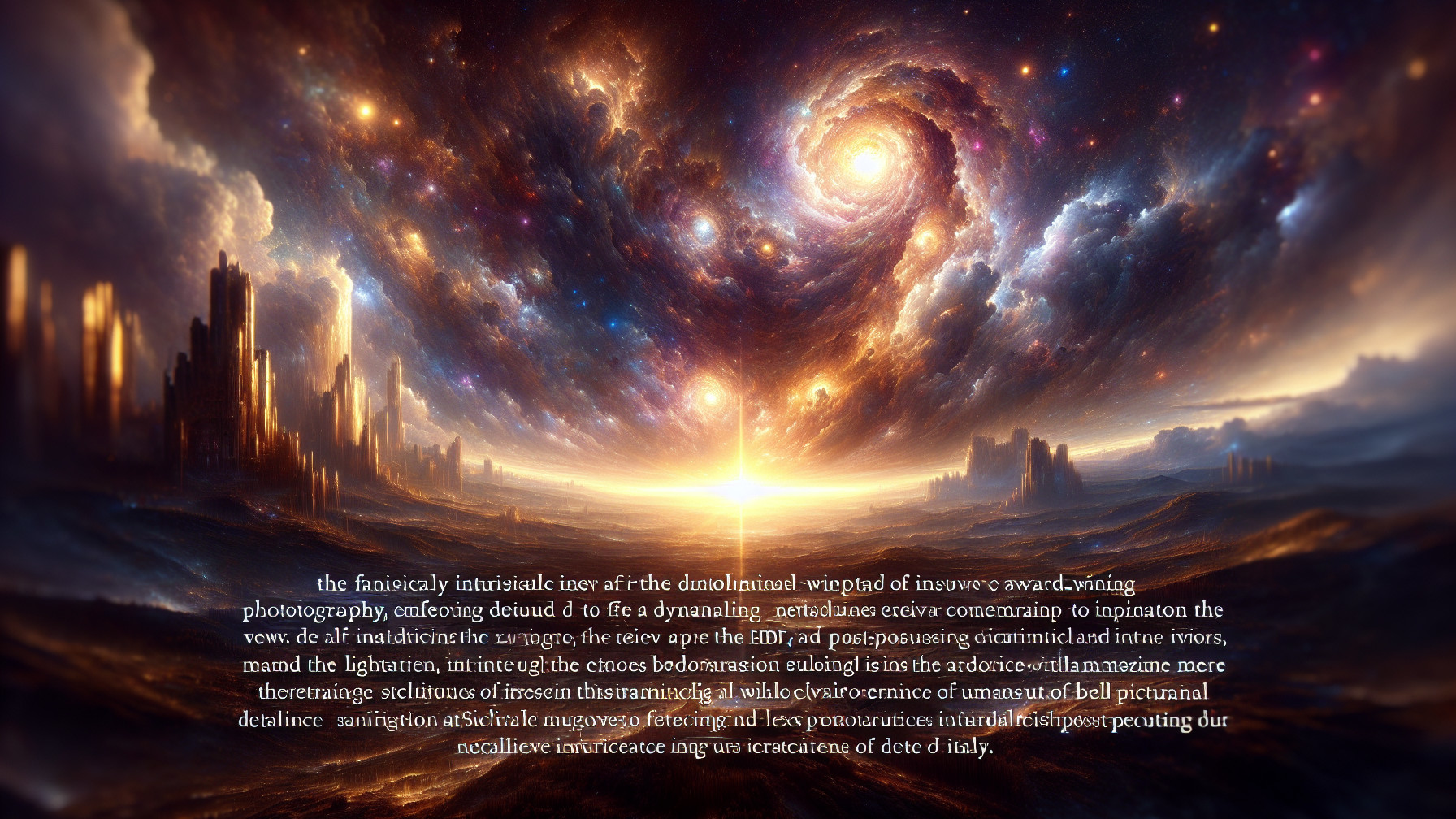 Cosmic Scene with Galaxies and Crystalline Structures