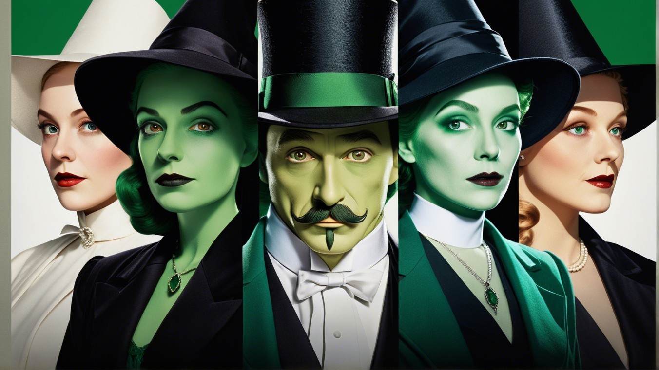 Theatrical Composition with Five Distinct Characters