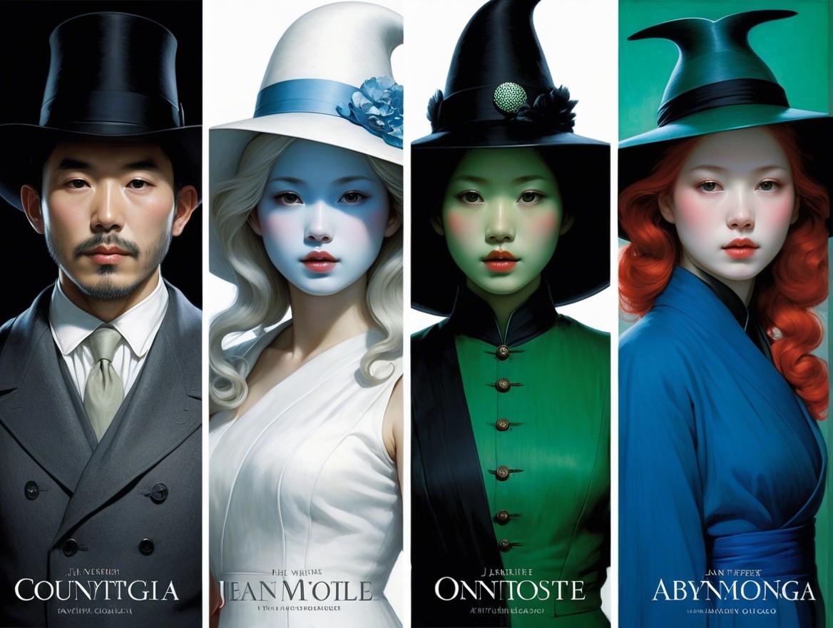 Elegant Individuals Showcasing Unique Fashion Styles