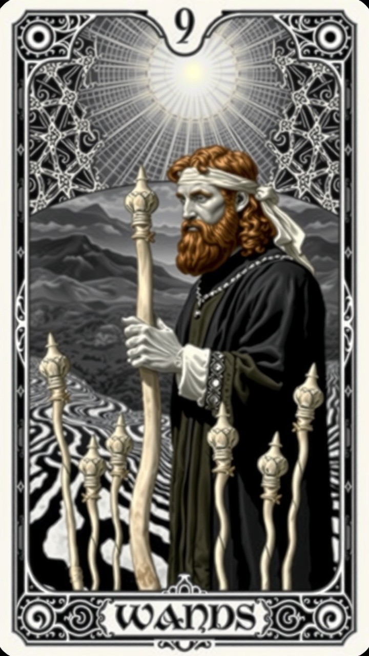 9 of Wands Tarot Card Description and Symbolism