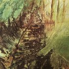 Muscular Tiger-Headed Figure Running in Jungle