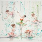 Dynamic Martial Artist Collage in Vibrant Colors