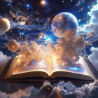 Twilight Landscape with Colorful Foliage and River