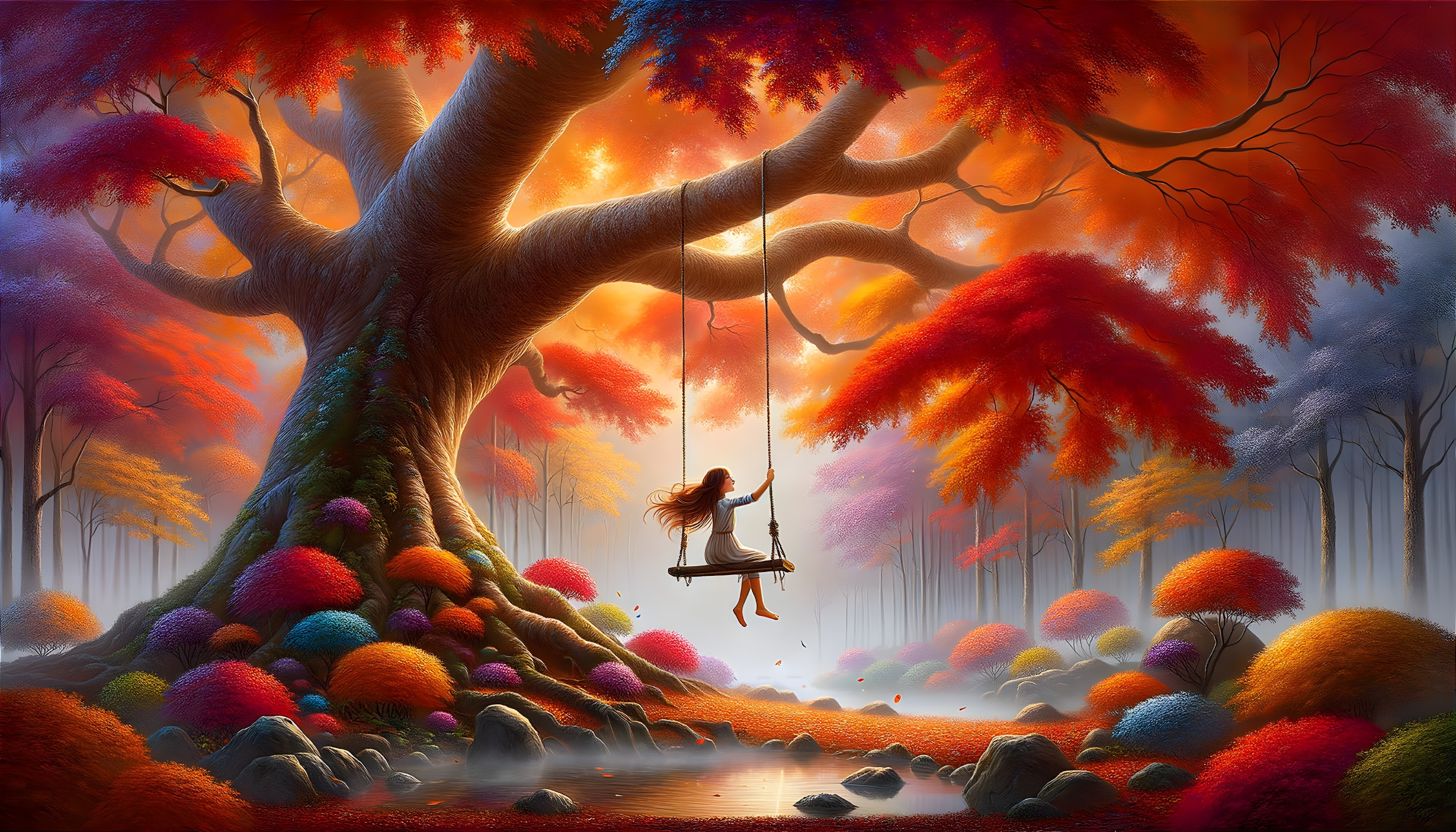 Enchanted Autumn Swing