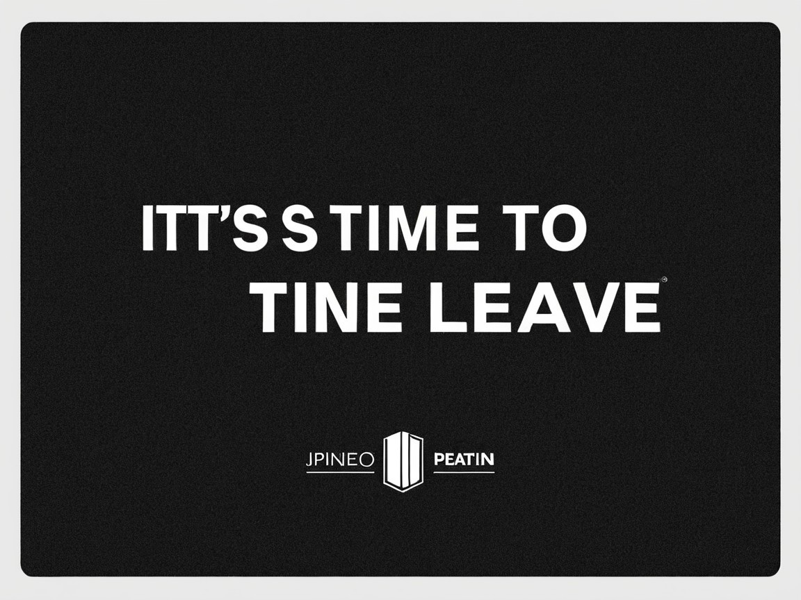 Minimalist Design with Bold Text on Black Background