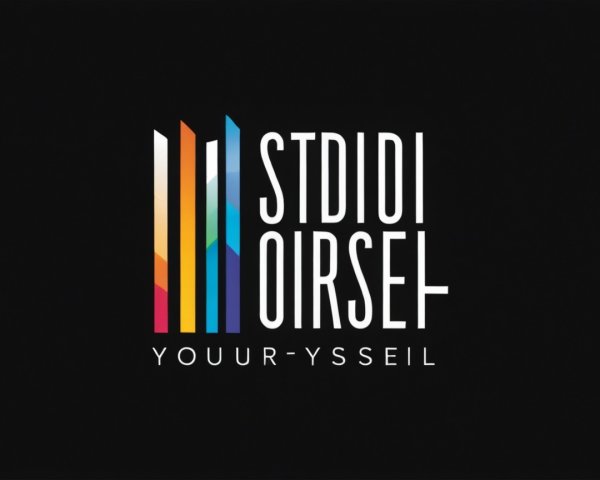 Modern Logo with Vibrant Colors and Clean Design