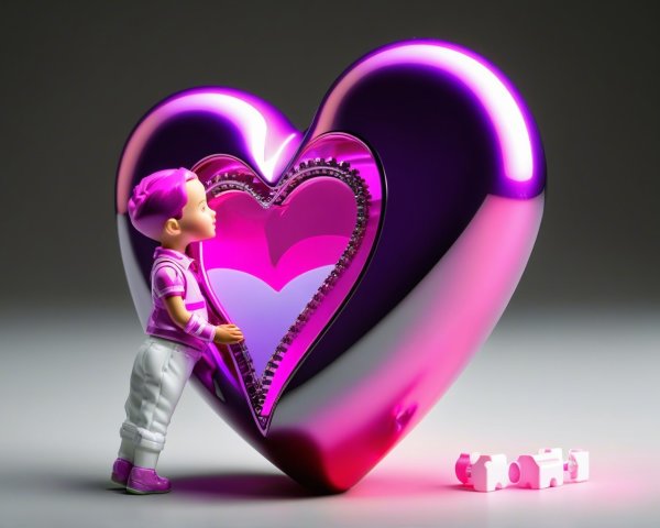 Digital Rendering of Boy Doll by Metallic Heart