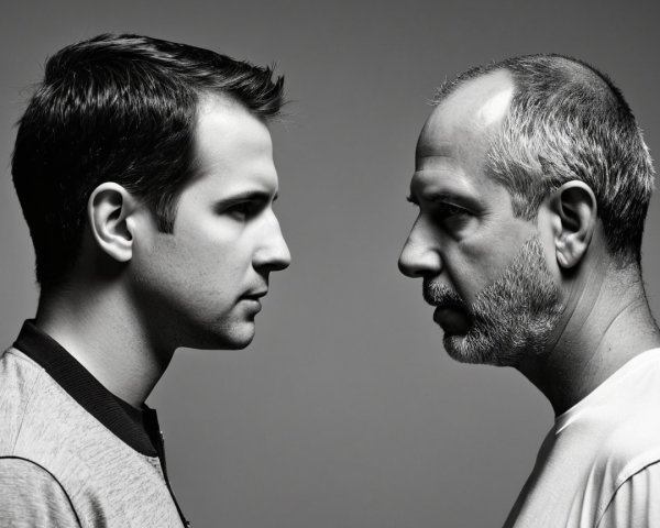 Profile of Two Men Highlighting Age and Experience