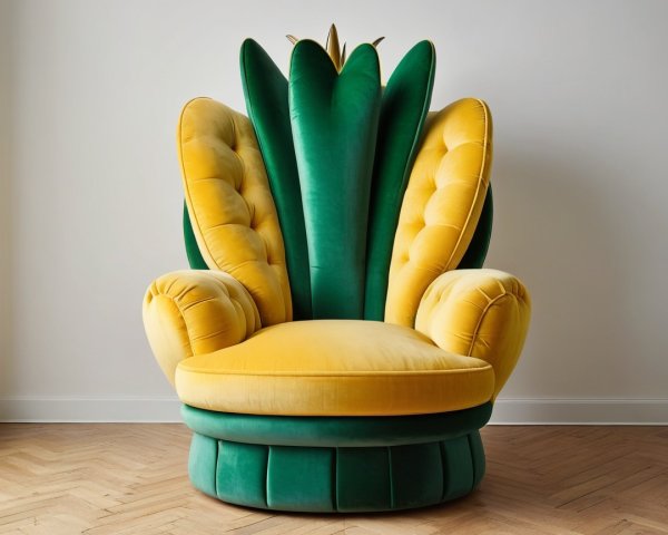 Whimsical Tropical Plant-Inspired Chair Design