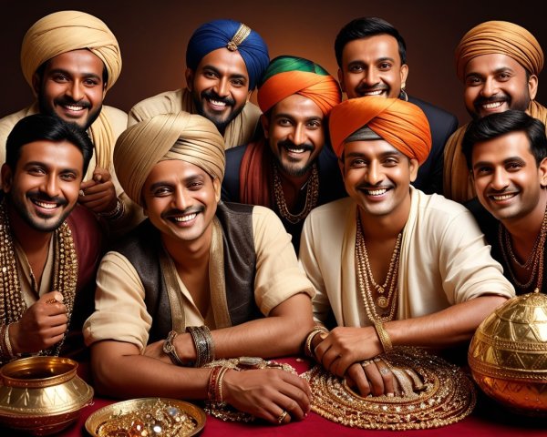 Traditional Attire and Cultural Heritage Portrait