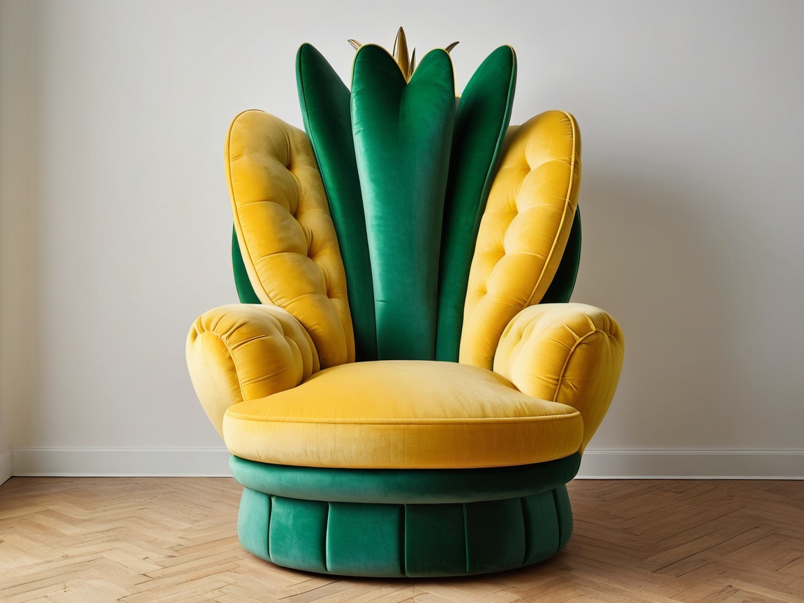 Whimsical Tropical Plant-Inspired Chair Design